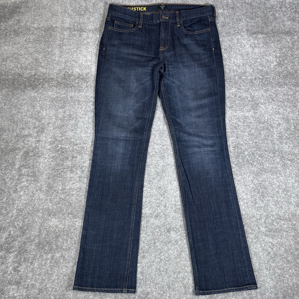J.Crew Jeans Women's 30R Blue Matchstick Denim Dark Wash Stretch